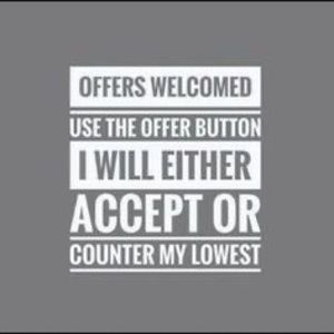 Use the offer button I Except or counter
